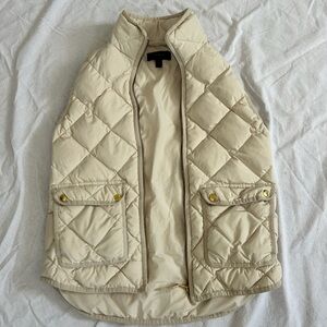 J Crew XS down quilted vest.